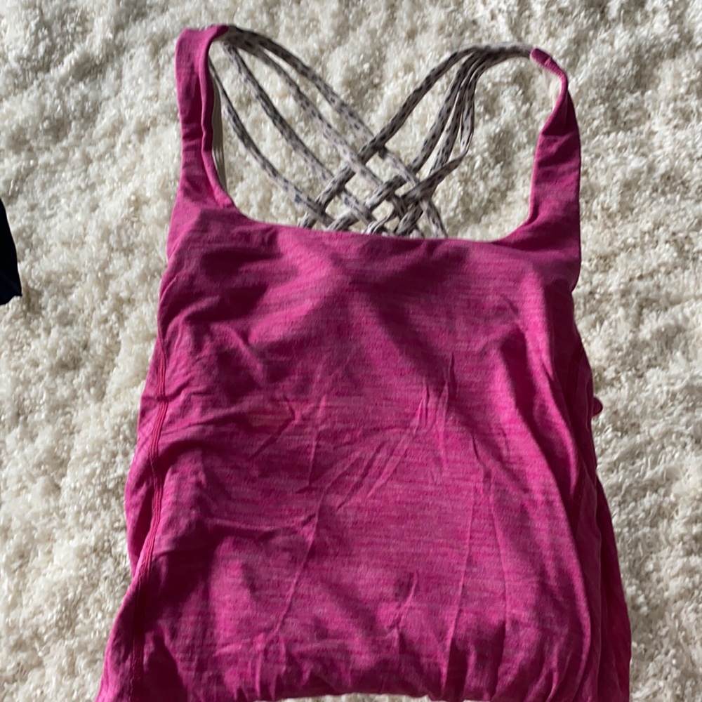 lululemon tank with built in sports bra